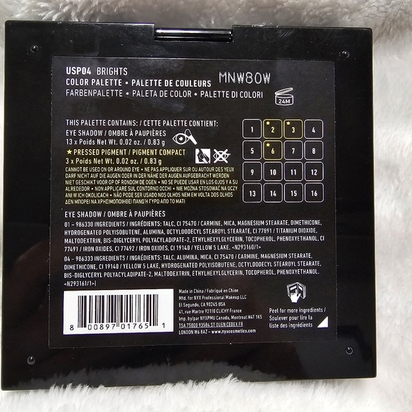 NYX Ultimate Brights Color Palette - Picture 3 of 3